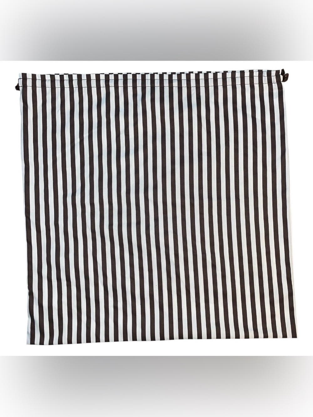 henri bendel Brown and White Striped Logo Dust Bag - Picture 3 of 6